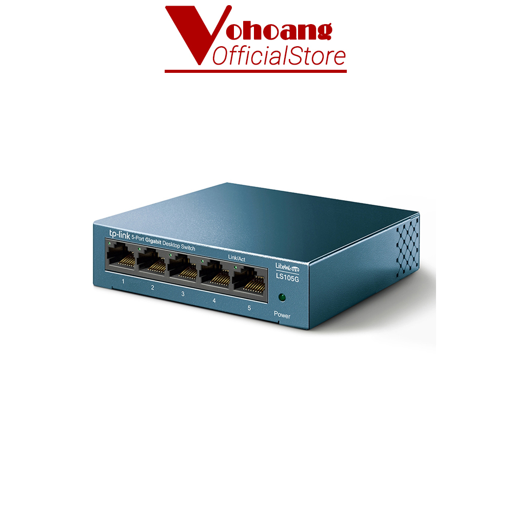 Switch chia mạng LAN 5 cổng TP-Link LS105G Vỏ kim loại cổng Gigabits 10/100/1000Mbps