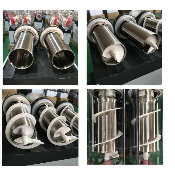 Máy làm lạnh nước trái cây -Máy làm kem tuyết siro cao cấp -3 ngăn dung tích 36 lít-Bảo hành 1 năm