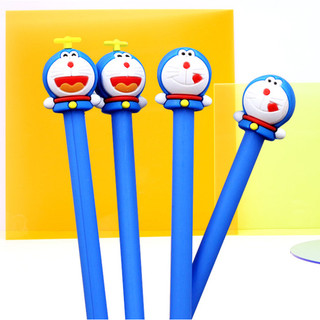 Bút bi gel mực nước cute hình đô rê mon , bút gel đen ngòi 0.5mm hình doremon dễ thương.