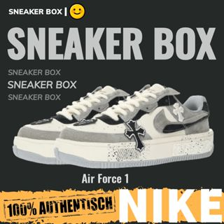 (Miễn phí vận chuyển) Giày chạy bộ Nike Wmns Air Force 1 Fontanka Grey/Đen/Chrome Hearts