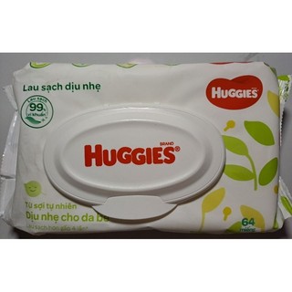 Khăn ướt huggies 64 miếng