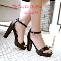 Giày cao gót 10cm gót vuông big size 40 41 42 43 44