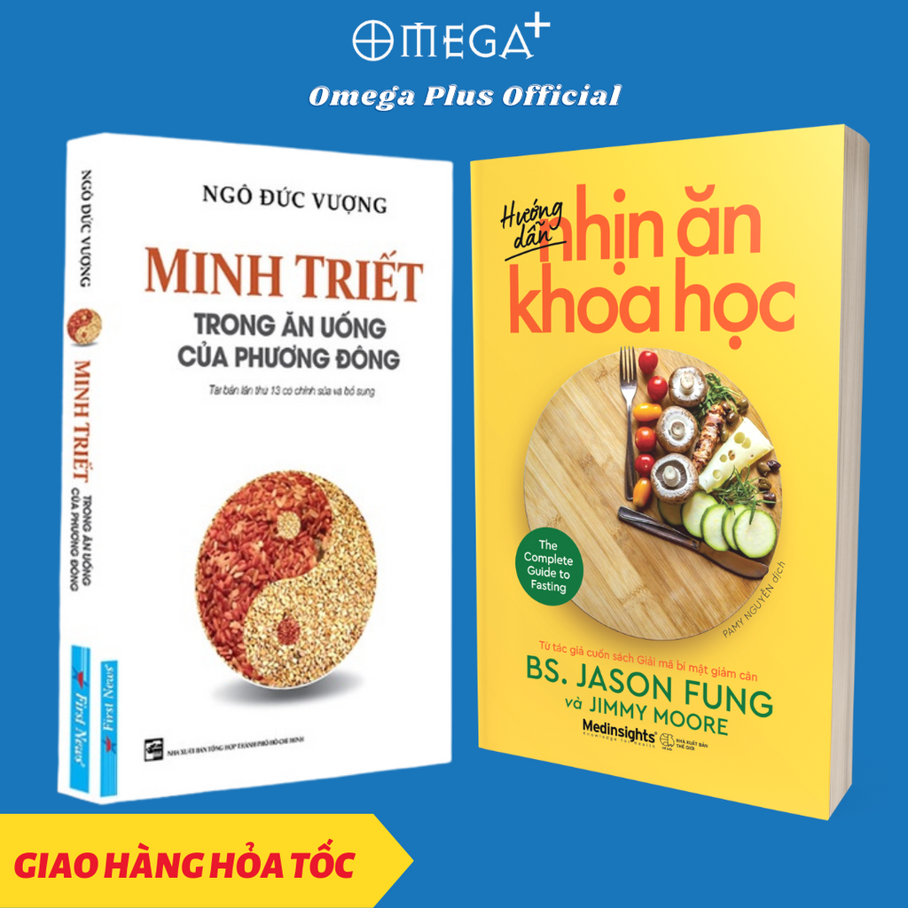 Sách Lẻ/Combo: Hướng Dẫn Nhịn Ăn Khoa Học + Minh Triết Trong Ăn Uống Của Phương Đông