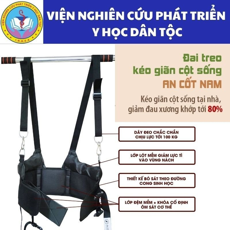 Đai Treo Kéo Giãn Cột Sống hỗ trợ bệnh đau lưng, thoái hoá, thoát vị