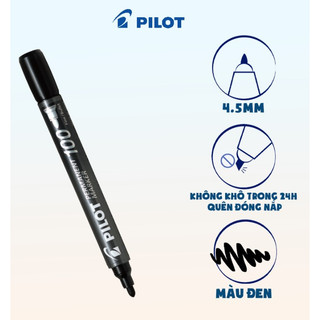 Bút lông dầu Pilot Permanent Marker SCA-100 - Tùy chọn màu mực