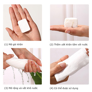 COMBO 10 khăn giấy nén hình