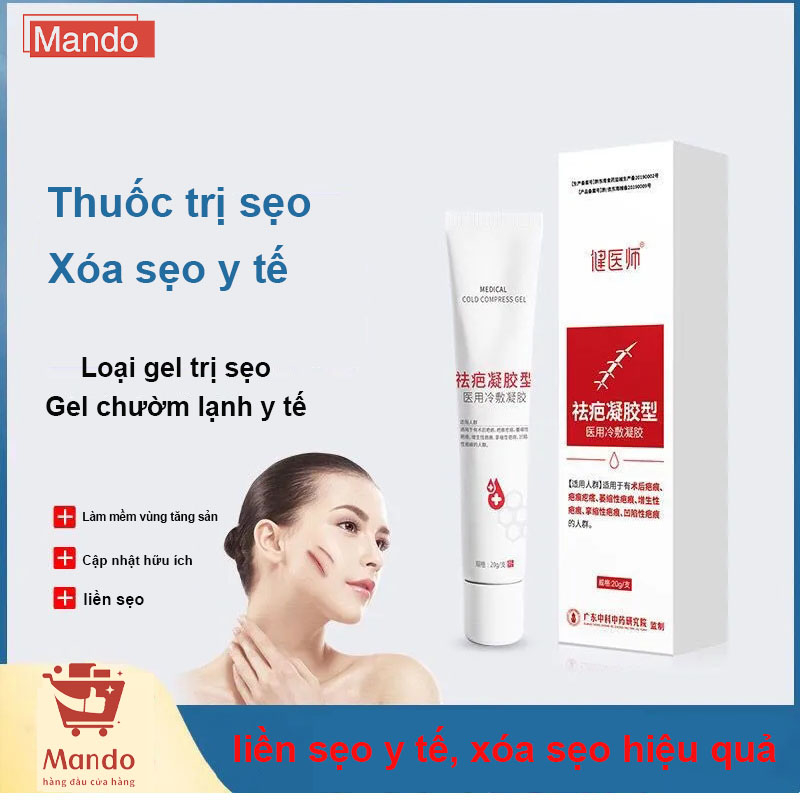 Kem mờ sẹo làm mờ vết thâm sẹo phục hồi sẹo giảm mụn ẩn và thâm thành phần tự nhiên trẻ hóa da 20gr
