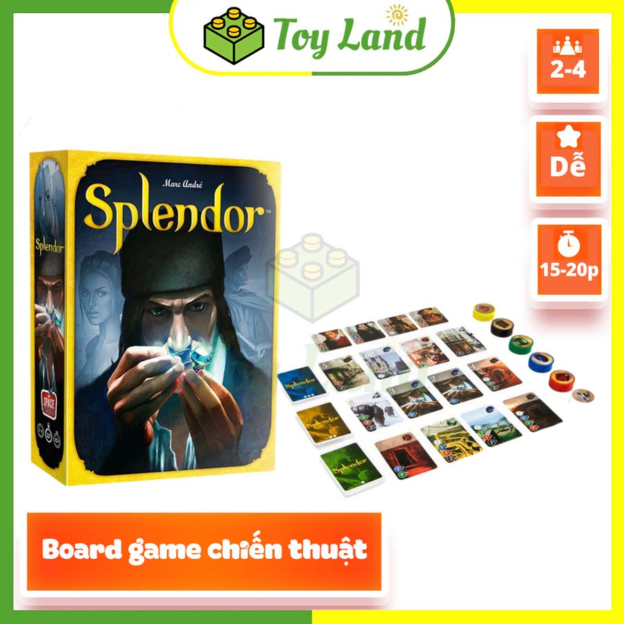 [Cao Cấp] Bộ Board Game Splendor Chip Nhựa Cứng Độc Đáo Không Thấm Nước Trò Chơi Chiến Thuật Đồ Chơi Trí Tuệ Giải Trí