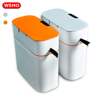 Thùng rác thông minh WEHO WH16 cảm ứng đa điểm đạt tiêu chuẩn kháng nước ngăn bụi IPX5 - Sọt rác mini chất liệu nhựa ABS