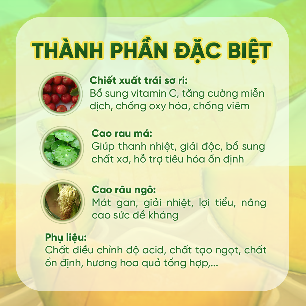 Viên Sủi Bổ Sung Vitamin C Hương Dưa Gang Tăng Cường Sức Đề Kháng Barocco Dân Khang Hộp 10 Viên