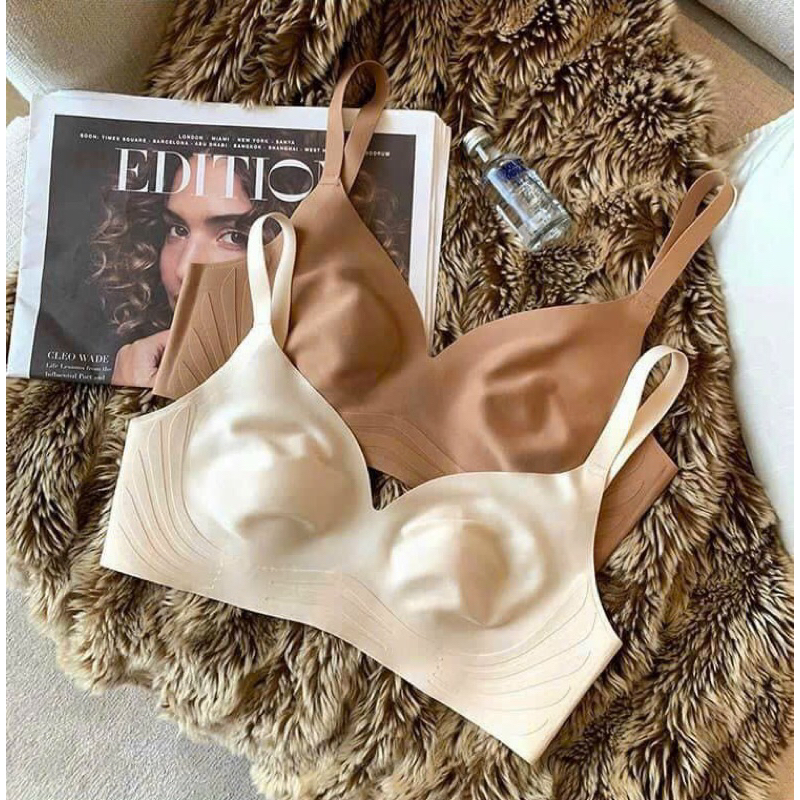 Áo lót ngực to không đệm không gọng , bra không đường may siêu nhẹ