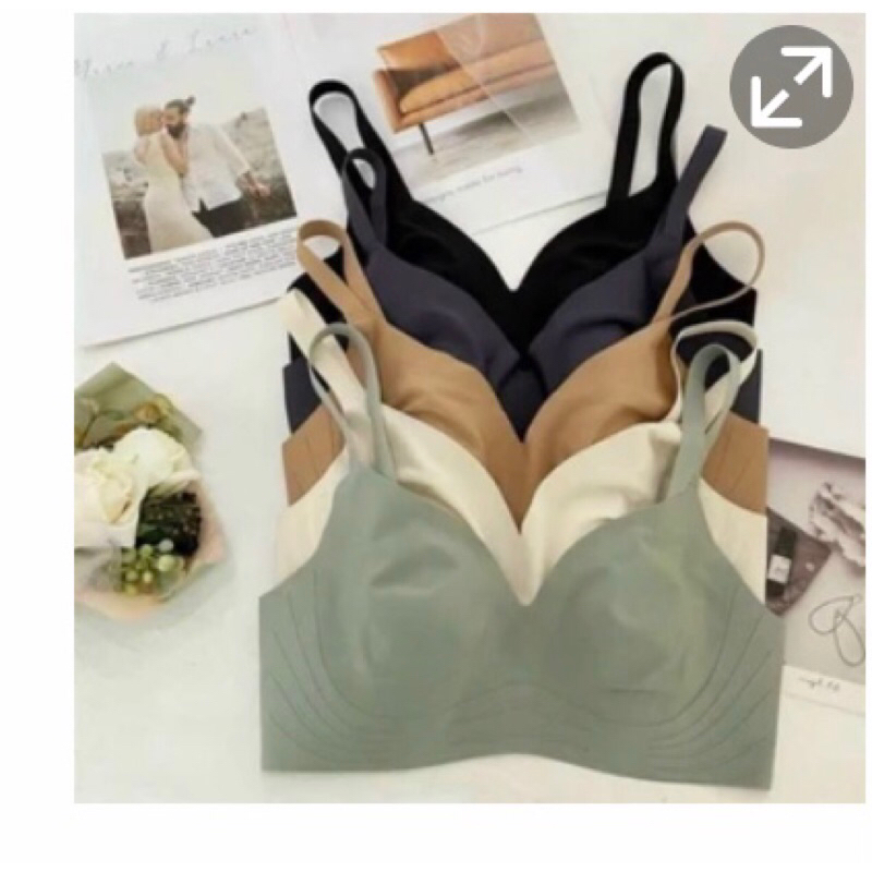 Áo lót ngực to không đệm không gọng , bra không đường may siêu nhẹ