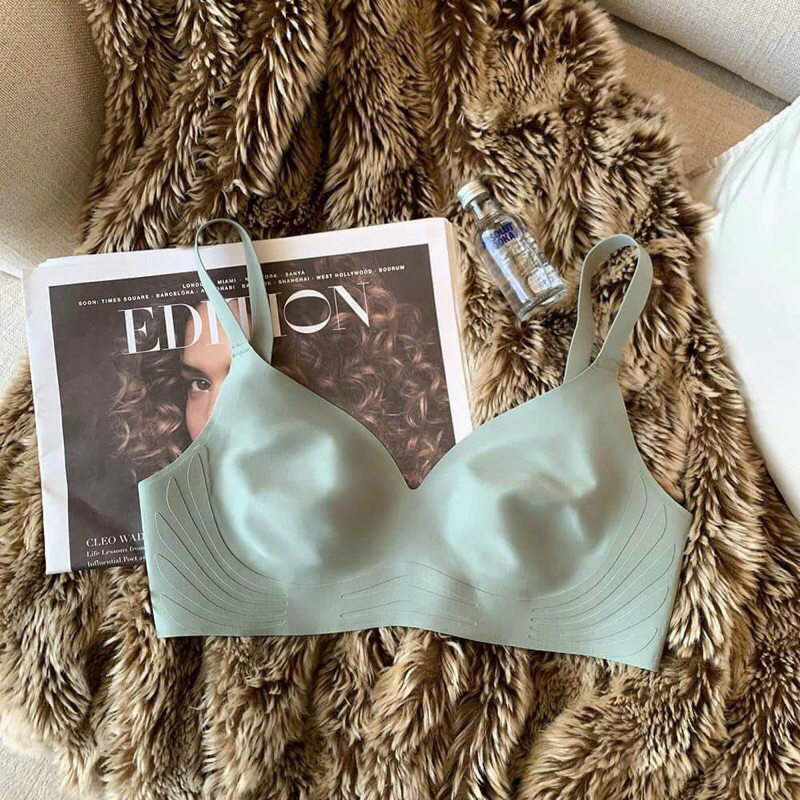 Áo lót ngực to không đệm không gọng , bra không đường may siêu nhẹ