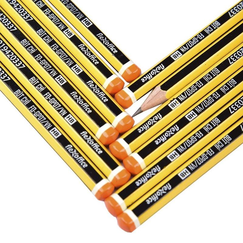 Bút chì gỗ 2B / HB Flexoffice - Chì Thiên Long GP02 / GP03 / GP07