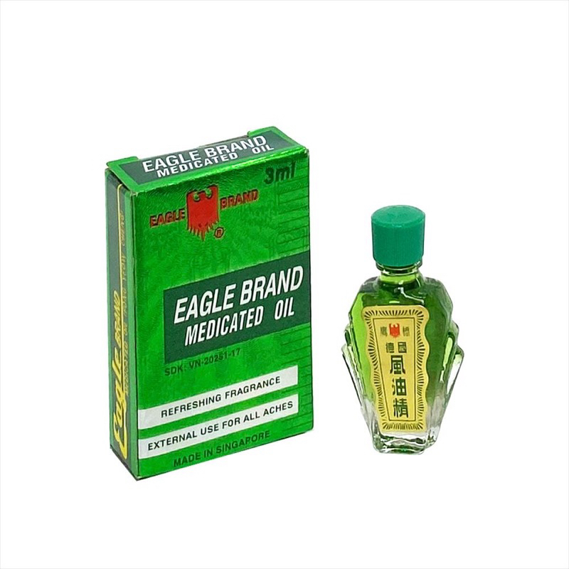 ✅( Chính hãng) DẦU GIÓ XANH SINGAPORE ( chai 3ml chai 24ML)