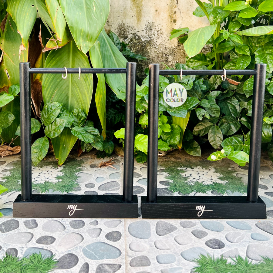 Giá treo menu A5 nhà hàng, quán ăn, coffee, in logo free. Mẫu mới 2023 sang trọng, xài bền- May Color