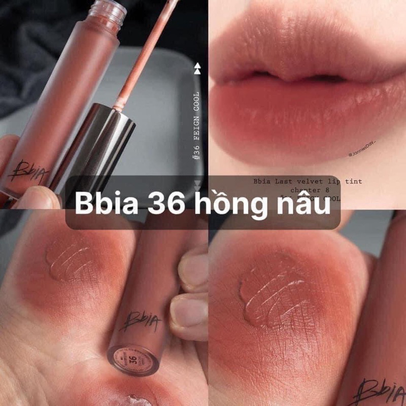 SON KEM LÌ BIBIA 36 Hồng cam đất
