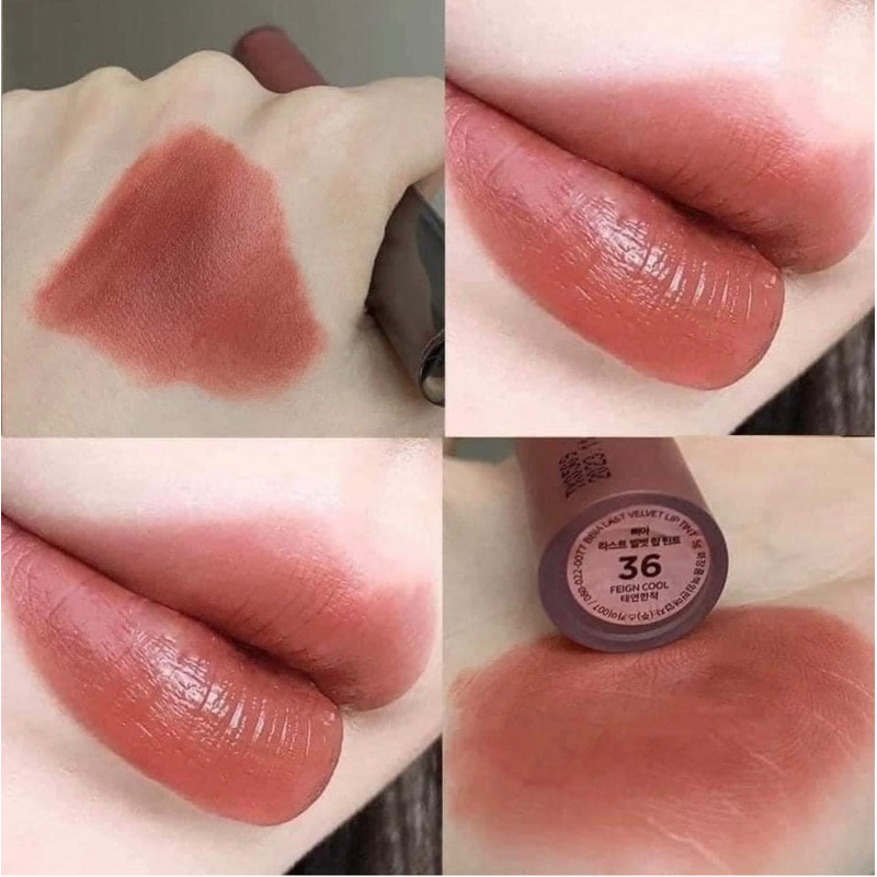SON KEM LÌ BIBIA 36 Hồng cam đất