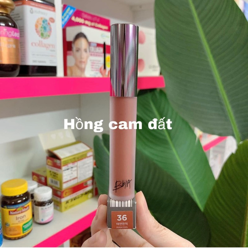 SON KEM LÌ BIBIA 36 Hồng cam đất