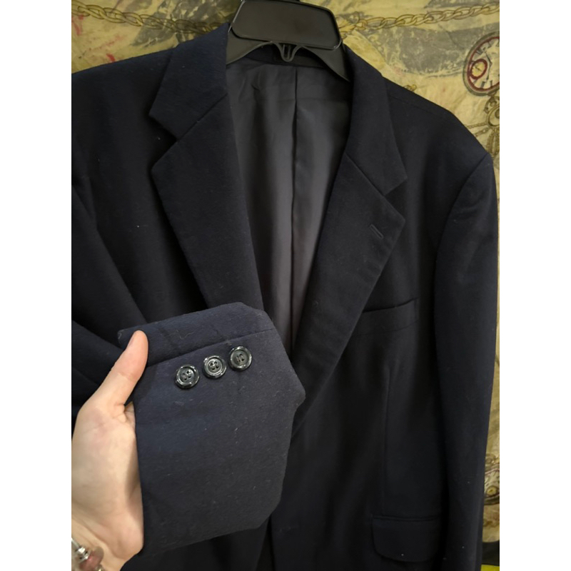 ❣️Áo Vest Demi Dạ Nam Xanh Đen 2 lớp 2hands (Hàng Si Nhật Bản) | BigBuy360 - bigbuy360.vn