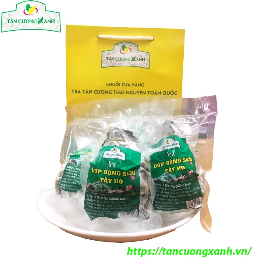 Trà Ướp Bông Sen sấy thăng hoa