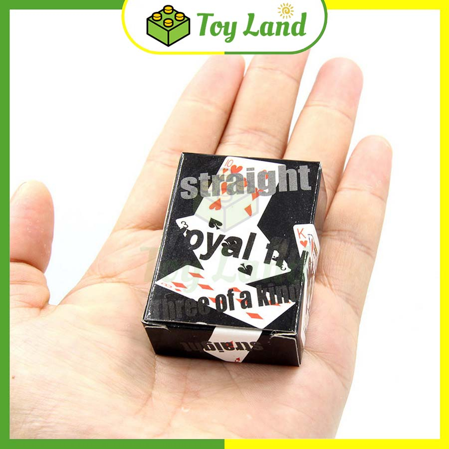Bộ Bài Tây Mini 52 Lá 38x53 mm Bài Poker Phiên Bản Nhỏ Xinh Giá Rẻ Chơi Bài Tiến Lên Đồ Chơi Giải Trí Xả Stress