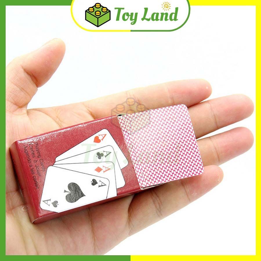 Bộ Bài Tây Mini 52 Lá 38x53 mm Bài Poker Phiên Bản Nhỏ Xinh Giá Rẻ Chơi Bài Tiến Lên Đồ Chơi Giải Trí Xả Stress