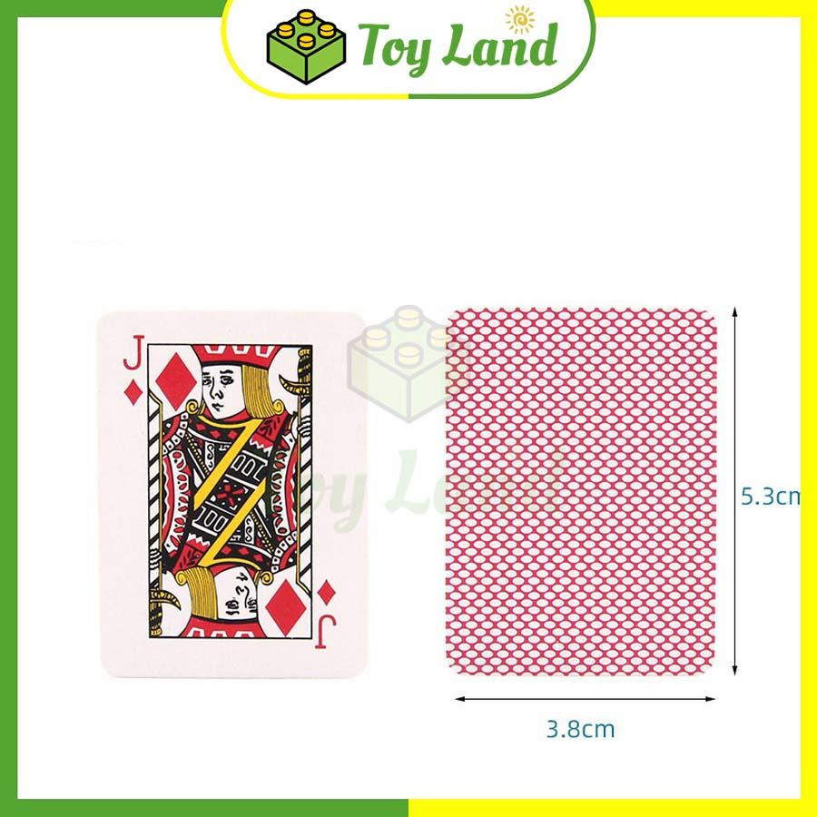 Bộ Bài Tây Mini 52 Lá 38x53 mm Bài Poker Phiên Bản Nhỏ Xinh Giá Rẻ Chơi Bài Tiến Lên Đồ Chơi Giải Trí Xả Stress
