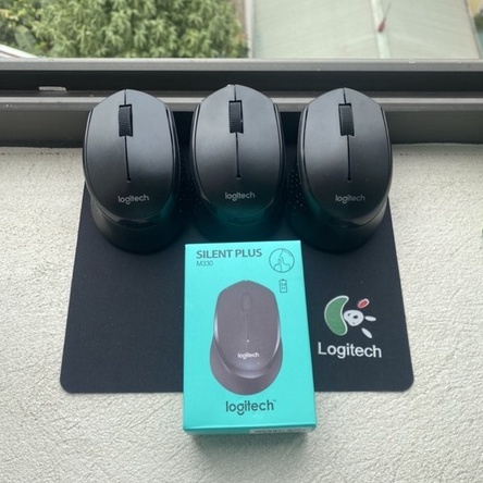 Chuột không dây không tiếng ồn LOGITECH M330 Silent Plus - Bảo Hành Chính Hãng 1 Năm | BigBuy360 - bigbuy360.vn