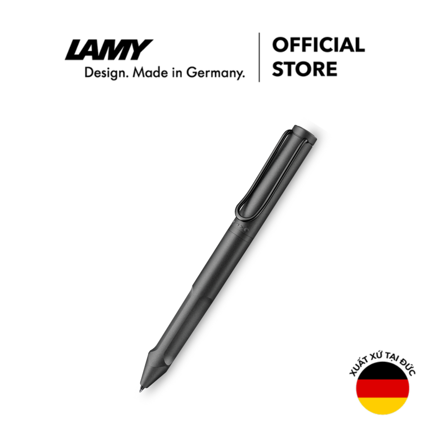 Bút điện tử cao cấp Lamy Safari Twin pen all black EMR POM