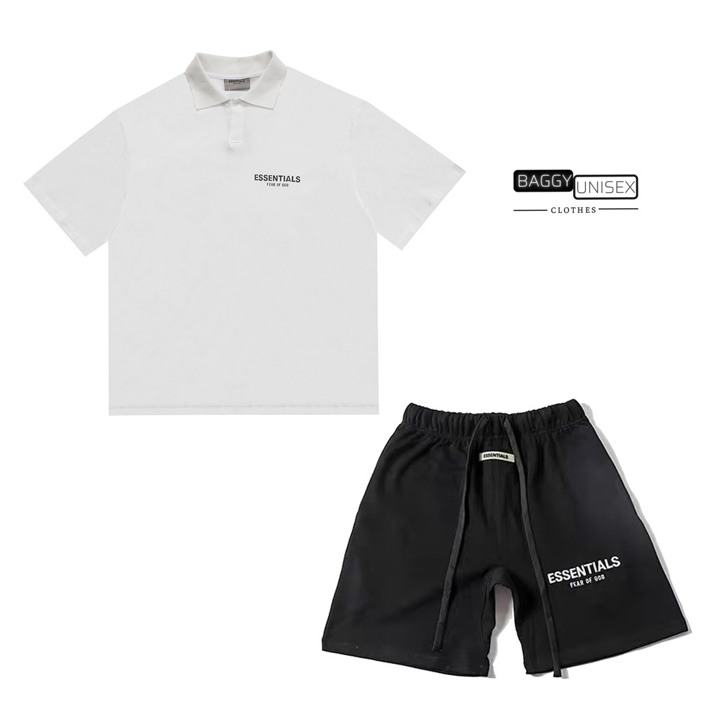 Compo Quần+Polo ESS phong cách thời trang nam-nữ trẻ trung năng động | BigBuy360 - bigbuy360.vn