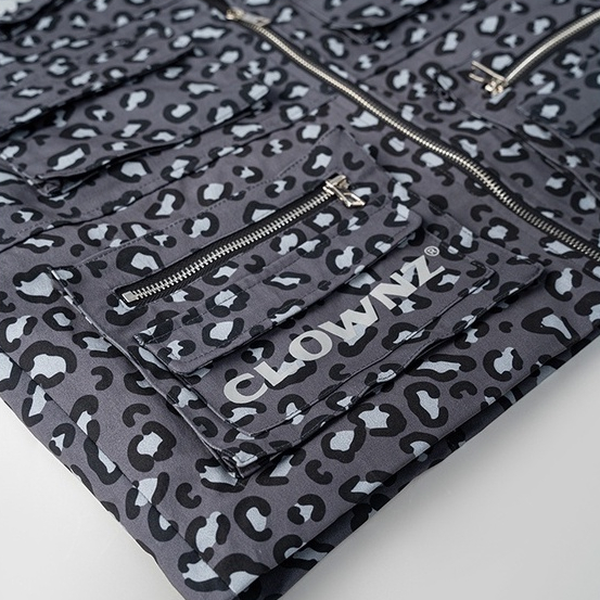 Áo vest gile local brand Clownz Leopard Utility túi hộp trần bông nam nữ ulzzang hàn quốc nam nữ