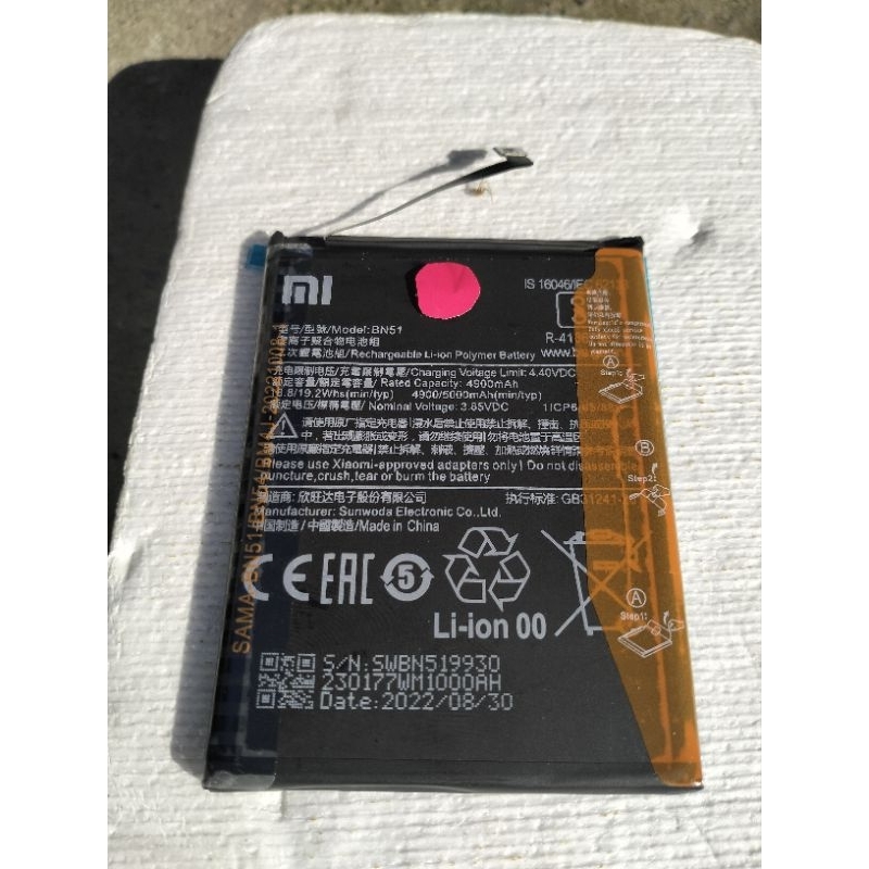 Pin Xiaomi Redmi 8 8A  BN 51 chất lượng cao