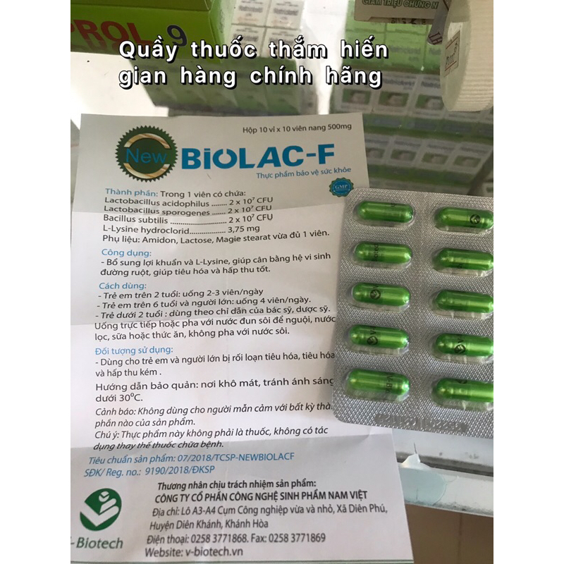 BioLac -F hộp 10vỉ