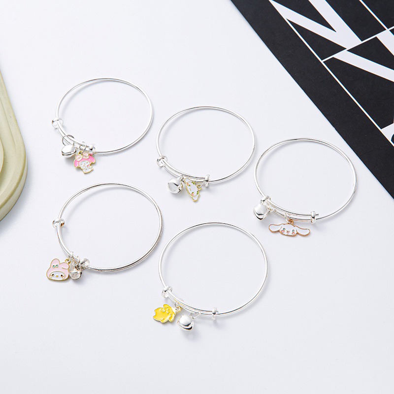 Vòng Đeo Tay Hoạt Hình Sanrio Đính Chuông Phong Cách Nhật Bản Cho Nữ Sinh V31