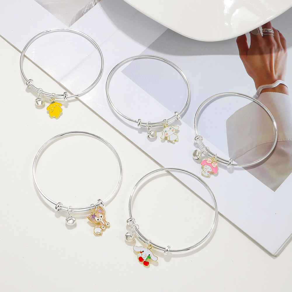 Vòng Đeo Tay Hoạt Hình Sanrio Đính Chuông Phong Cách Nhật Bản Cho Nữ Sinh V31