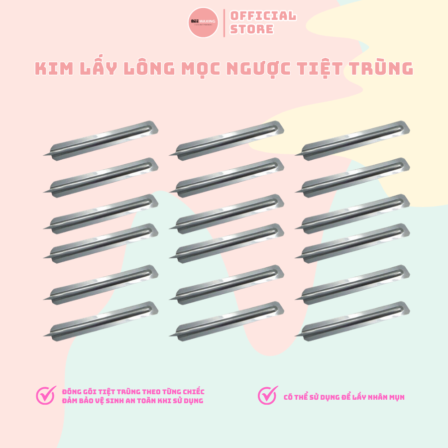 DỤNG CỤ LẤY LÔNG MỌC NGƯỢC- KIM LẤY LÔNG TIỆT TRÙNG