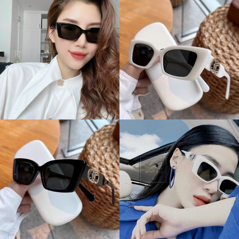 Kính mát unisex JeniLapeche hot new 2023 (tặng kèm hộp + khăn)