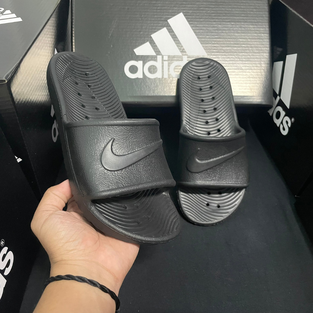 Dép quai ngang Nike đen nam thể thao đúc chống nước, đẹp-nhẹ/ Nike Kawa Shower Black