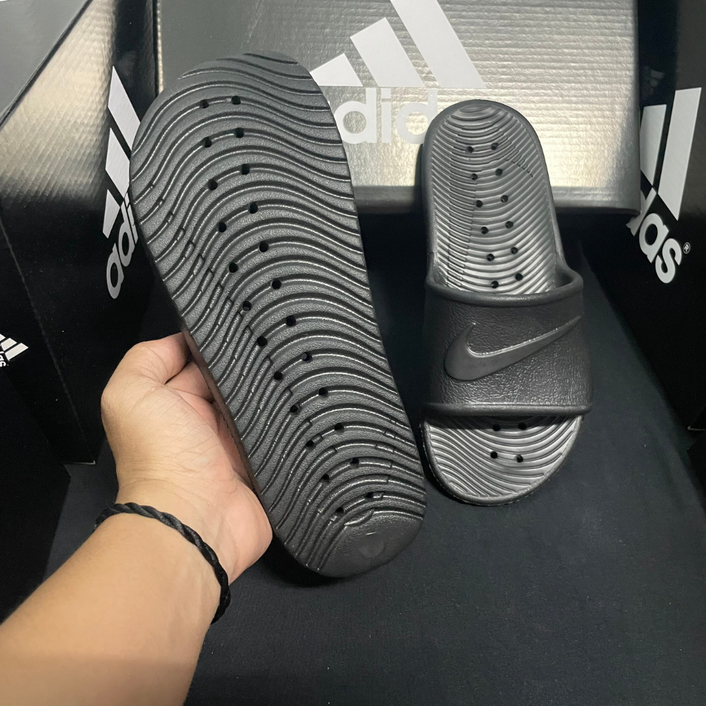 Dép quai ngang Nike đen nam thể thao đúc chống nước, đẹp-nhẹ/ Nike Kawa Shower Black