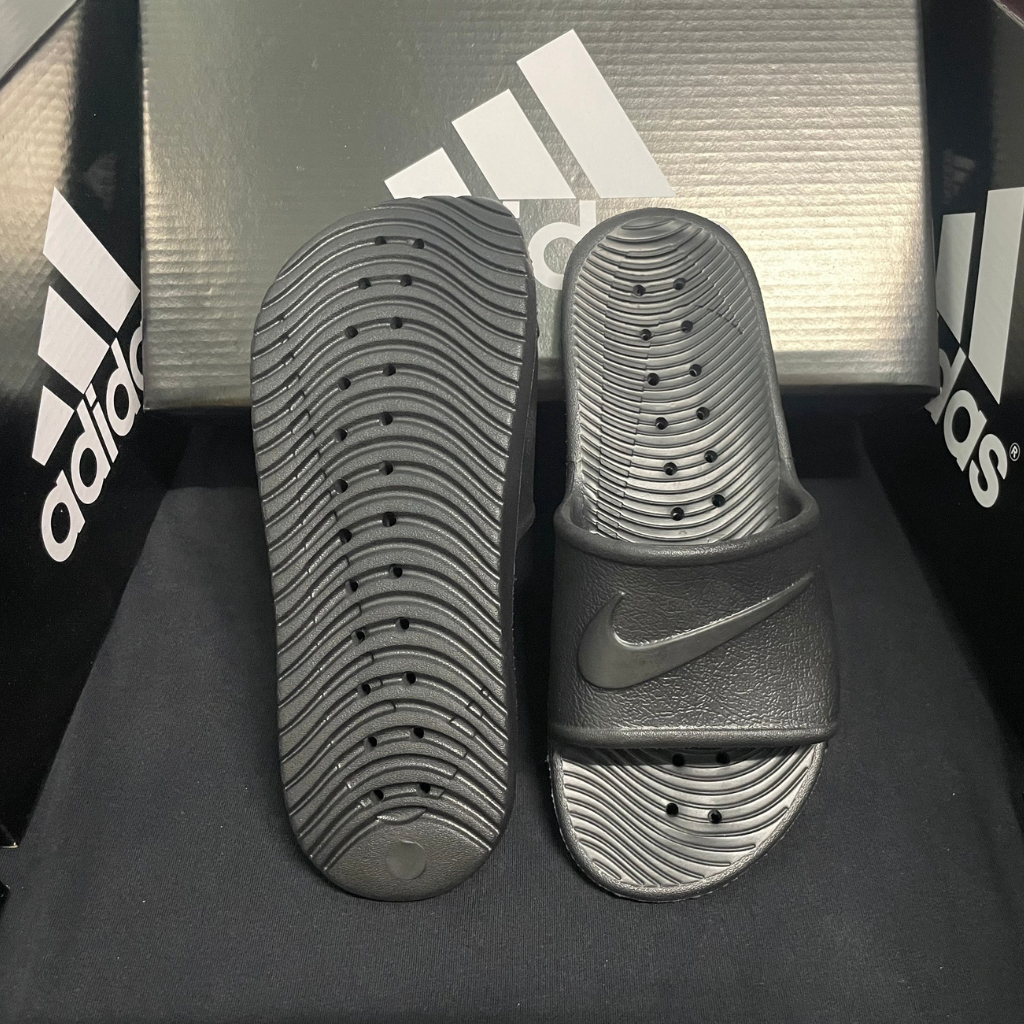 Dép quai ngang Nike đen nam thể thao đúc chống nước, đẹp-nhẹ/ Nike Kawa Shower Black
