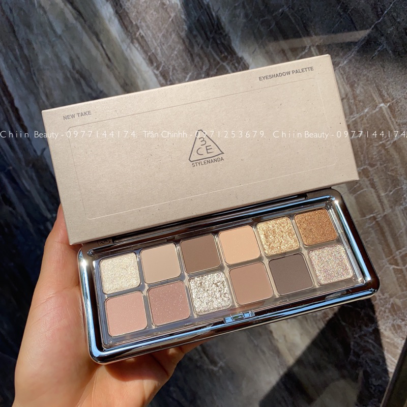 Bảng phấn mắt 3CE Raw Neutrals Eyeshadow Palette [ChiinBeauty]