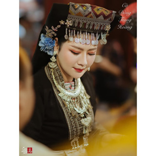 Khăn dài , khăn buồm vải thổ cẩm lên củ ấu các giá Chầu - Phụ kiện hầu đồng