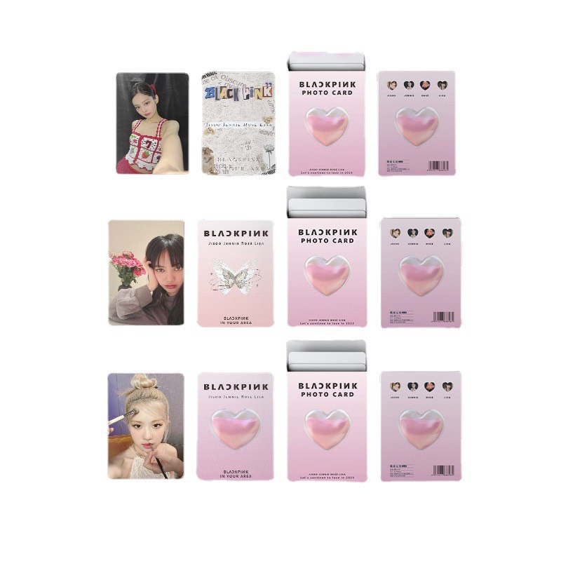 LOMOCARD Photocard  Blackpink 50 tấm hiệu ứng hologram cực đẹp