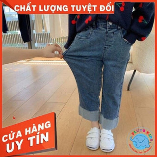 Quần bò co giãn đắp gấu