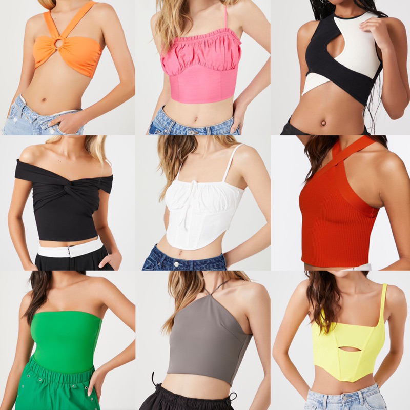 Áo croptop F21 xuất dư hot trend đủ kiểu - Update liên tục - Tiam Clothes VNXK