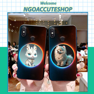 Ốp lưng Xiaomi Redmi Note 5 / Note 6 / Redmi 6 Pro / Mi A2 Lite in 12 con giáp siêu đẹp cute giá rẻ