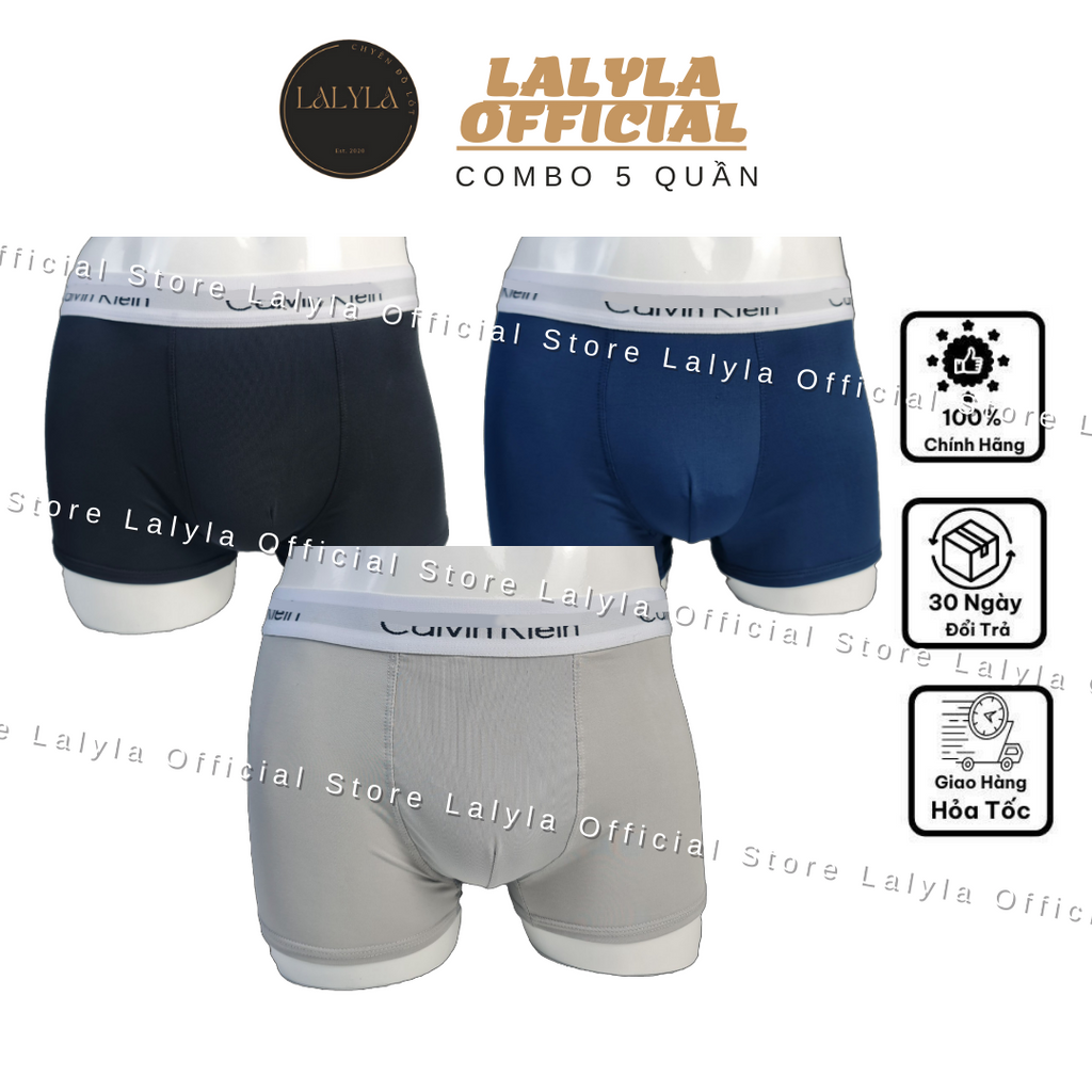 sịp nam boxer, quần lót đùi nam Xuất Xịn chất thun lạnh cao cấp co giãn 4 chiều thấm hút mồ hôi LALYLA 39