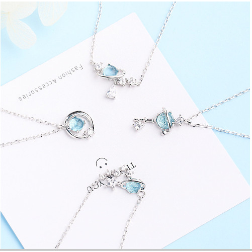 Vòng Đeo Tay Đính Đá Xanh Pha Lê Phong Cách Hàn Quốc Cho Nữ V03
