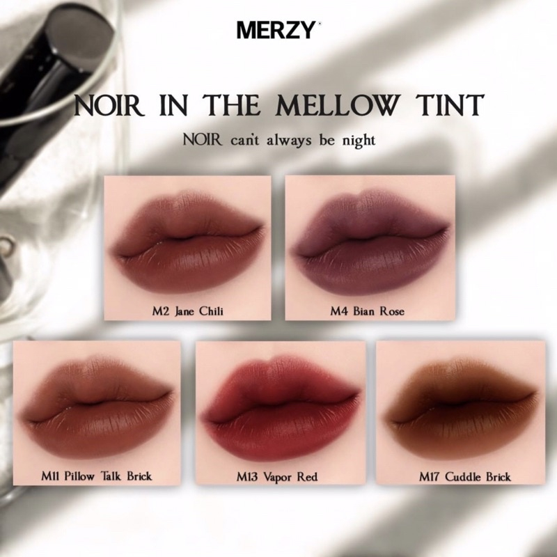 Son kem lì lâu trôi Hàn Quốc Merzy Mellow Tint 4g